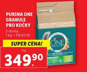 Lidl PURINA ONE GRANULE PRO KOČKY nabídka