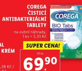 Lidl COREGA ČISTICÍ ANTIBAKTERIÁLNÍ TABLETY nabídka