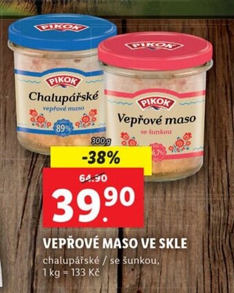 Lidl VEPŘOVÉ MASO VE SKLE nabídka