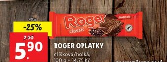 Lidl ROGER OPLATKY nabídka