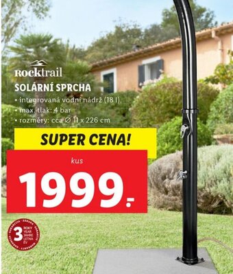 Lidl Rocktrail SOLÁRNÍ SPRCHA nabídka