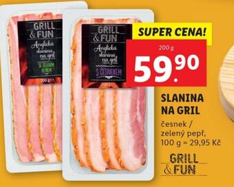 Lidl SLANINA NA GRIL nabídka
