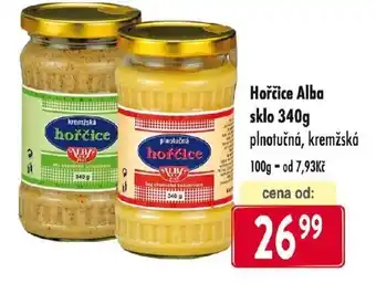 Qanto Hořčice Alba sklo 340g plnotučná, kremžská nabídka