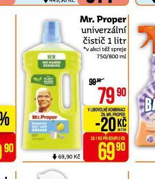 Teta Mr. proper univerzální čistič nabídka