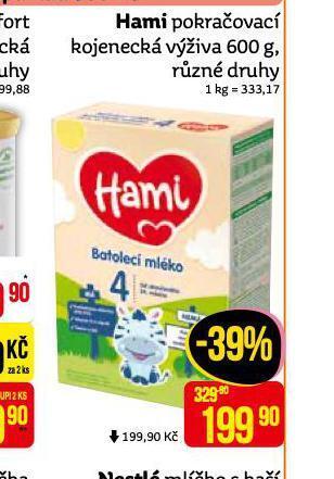 Teta Hami pokračovací kojenecká výživa nabídka