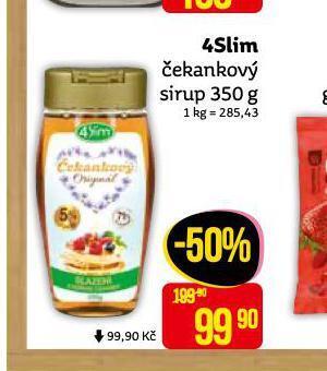 Teta 4slim čekankový sirup nabídka