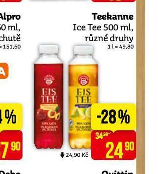 Teta Teekanne ice tee nabídka