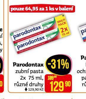 Teta Parodontax zubní pasta nabídka