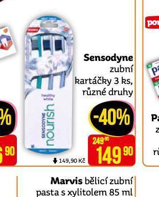 Teta Sensodyne zubní kartáčky nabídka