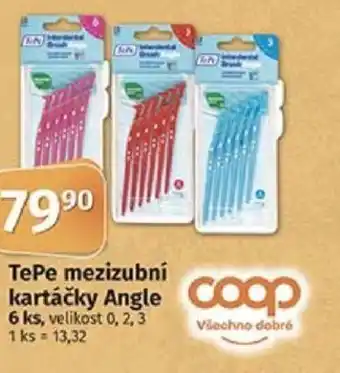COOP TIP TePe mezizubní kartáčky Angle nabídka