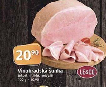 COOP TIP Vinohradská šunka nabídka