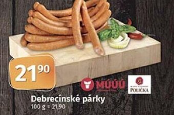COOP TIP Debrecínské párky nabídka