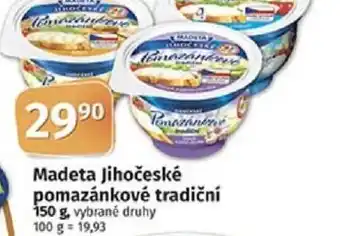 COOP TIP Madeta Jihočeské pomazánkové tradiční 150 g nabídka