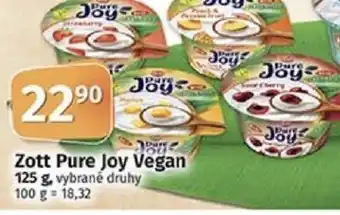 COOP TIP Zott Pure Joy Vegan 125 g nabídka