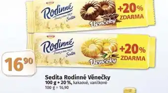 COOP TIP Sedita Rodinné Věnečky 100 g nabídka