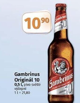 COOP TIP Gambrinus Originál 10 0,5 l nabídka