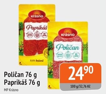 Coop hb Poličan 76 g Paprikáš 76 g nabídka