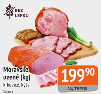 Moravské uzené (kg)