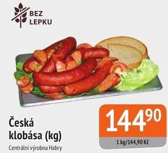 Coop hb Ceska klobása (kg) nabídka