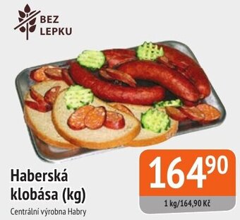 Coop hb Haberská klobása (kg) nabídka