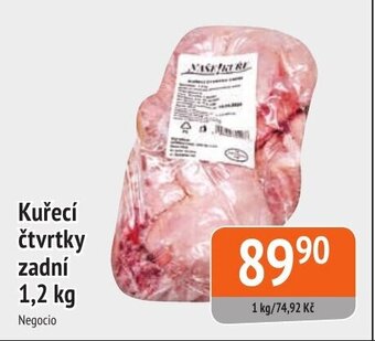 Coop hb Kuřecí čtvrtky zadní 1.2 kg nabídka