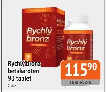 Rychlý bronz betakaroten 90 tablet