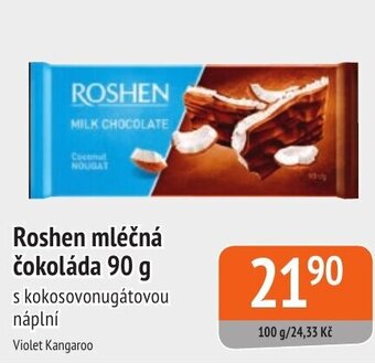 Coop hb Roshen mléčná čokoláda 90 g nabídka