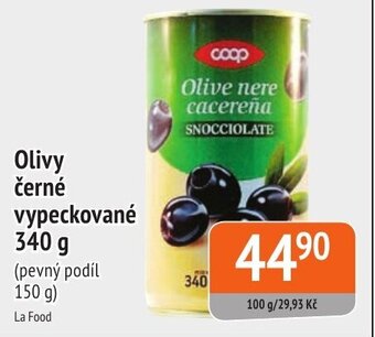 Coop hb Olivy černé vypeckované 340 g nabídka