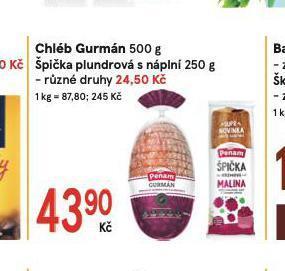 Žabka Chléb gurmán nabídka