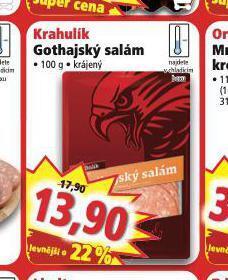 Norma Gothajský salám nabídka