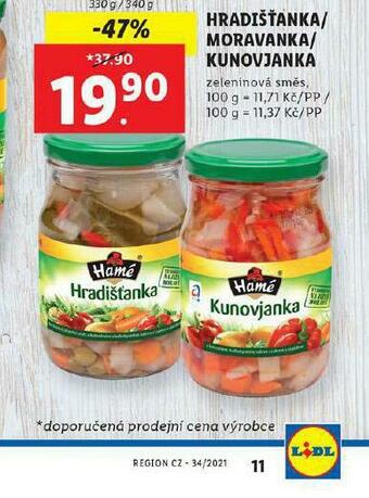Lidl Hamé kunovjanka nabídka