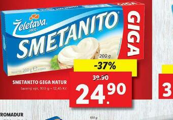 Lidl Smetanito giga natur nabídka