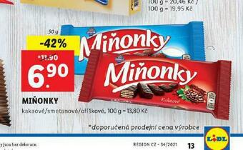 Lidl Miňonky nabídka