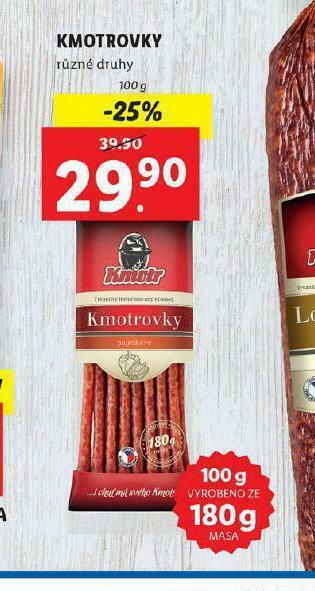 Lidl Kmotrovky nabídka