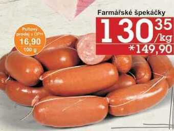 Jip Farmářské špekáčky, 100 g nabídka