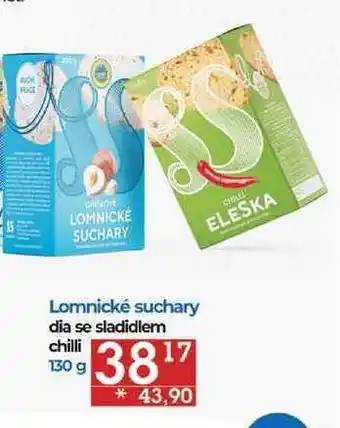 Jip Lomnické suchary dia se sladidlem, 130 g nabídka