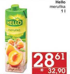 Jip Hello meruňka, 1 l nabídka