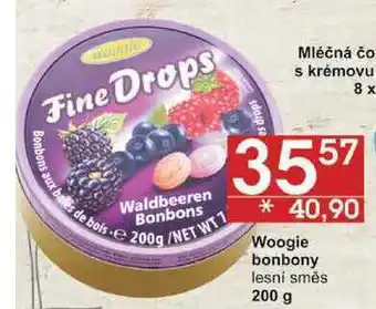 Jip Woogie bonbony lesní směs, 200 g nabídka