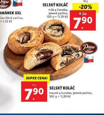 Lidl Selský koláč nabídka