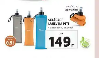 Skládací láhev na pití
