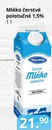Potraviny CZ Mléko čerstvé polotučné 1,5% 1l nabídka