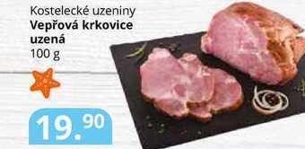 Potraviny CZ Kostelecké uzeniny vepřová krkovice uzená 100 g nabídka