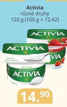 Potraviny CZ Activia různé druhy 120 g nabídka