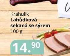 Potraviny CZ Krahulik lahůdková sekaná se sýrem 100 g nabídka