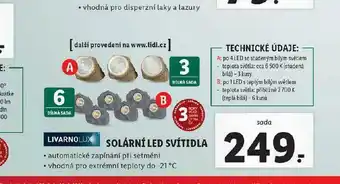 Lidl Solární led svítidla nabídka