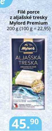 Potraviny CZ Filé porce z aljašské tresky mylord premium 200 g nabídka