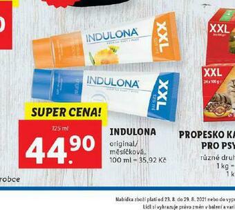 Lidl Indulona nabídka