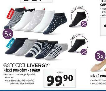 Lidl Nízké ponožky nabídka