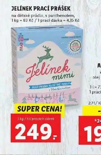 Lidl Jelínek prací prášek nabídka
