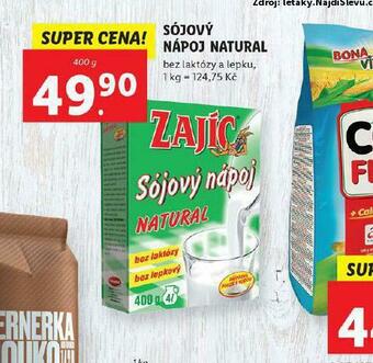 Lidl Sójový nápoj natural nabídka